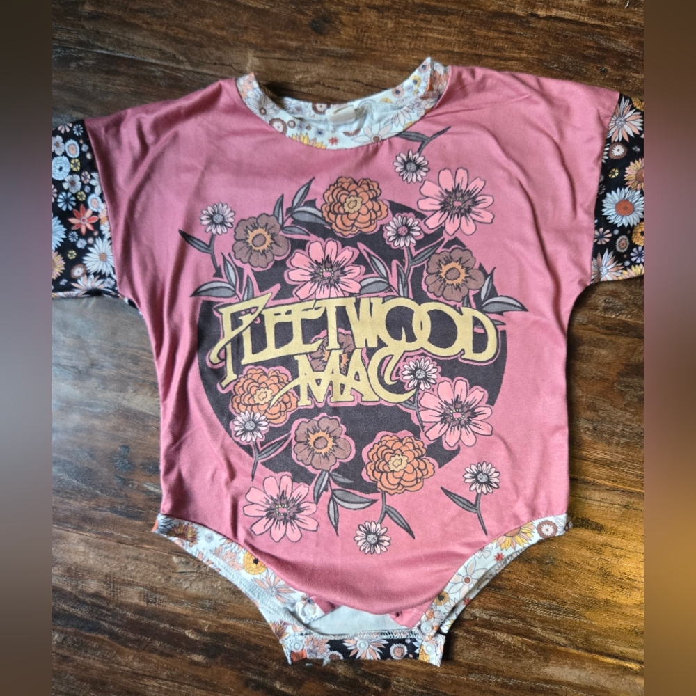 Fleetwood Mac Graphic Oversized Bodysuit